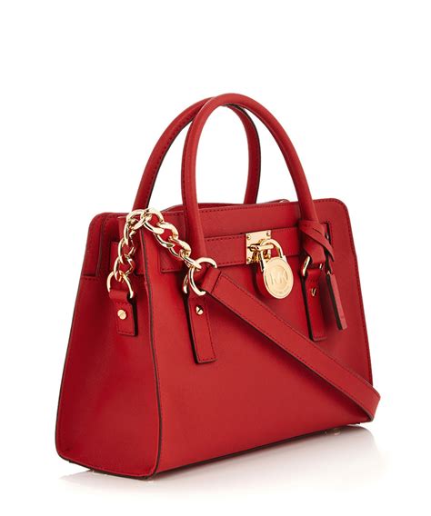 michael kors red satchel bag|michael kors satchel on sale.